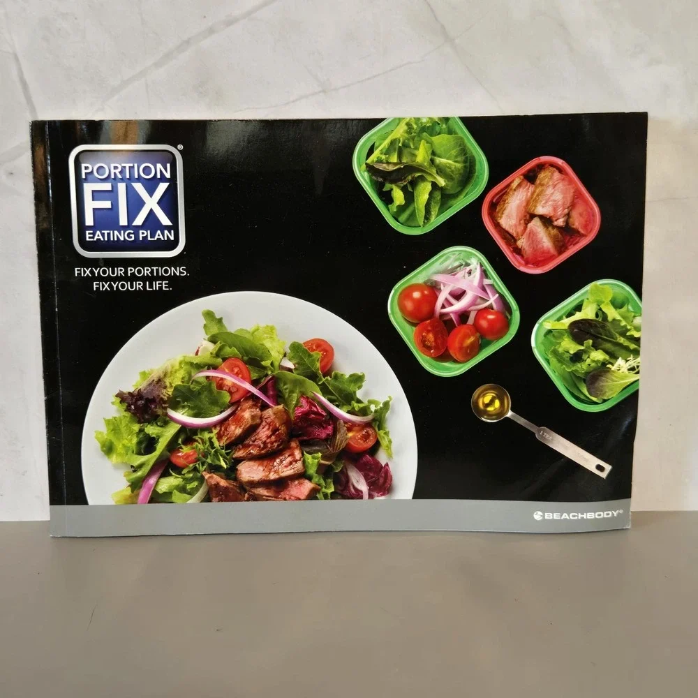 BeachBody Portion FIX Control Eating Plan Recipes Cookbook Diet Weight Loss Book